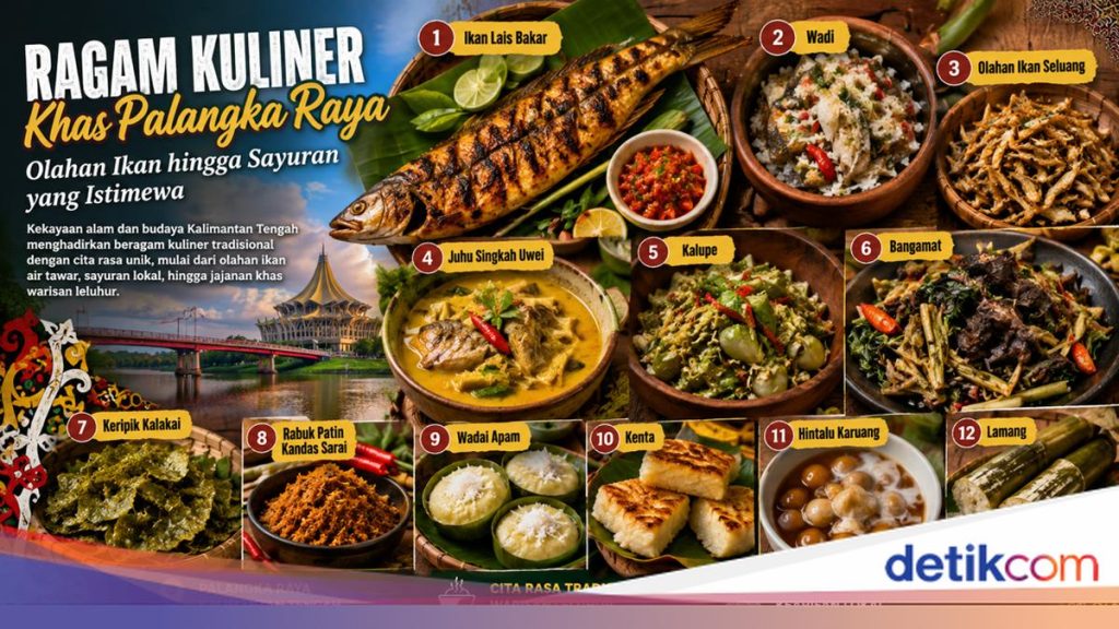 12 Hidangan Khas Palangka Raya: Keistimewaan Olahan Ikan dan Sayuran