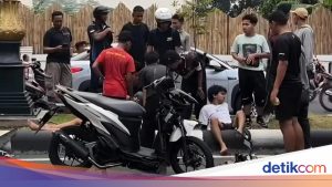 Aksi RX King Lawan Arah di Pakansari, Tiga Orang Jadi Korban
