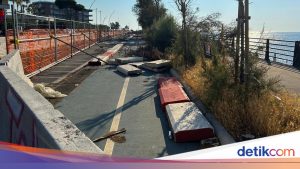 Badai Harry Hancurkan Pesisir Sisilia, Italia Uji Ketahanan Hadapi Bencana Alam