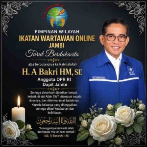 Berita Duka: Anggota DPR RI Asal Jambi, H. Bakri, Meninggal Dunia