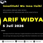 Berita Duka: Keluarga Besar KBA News Berbelasungkawa atas Kepergian Arif Widyanto