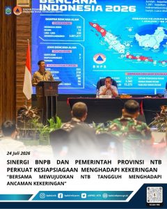 BNPB dan Pemerintah NTB Bersinergi Perkuat Kesiapsiagaan Hadapi Kekeringan