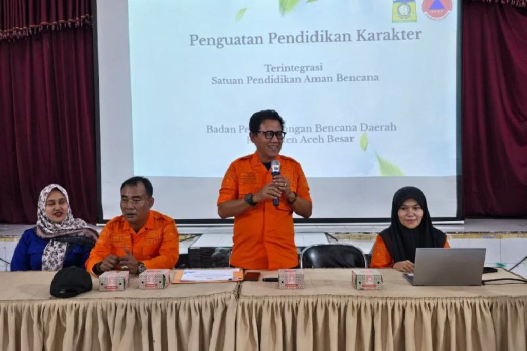 BPBD Aceh Besar Latih Kesiapsiagaan Bencana untuk 1.559 Pelajar