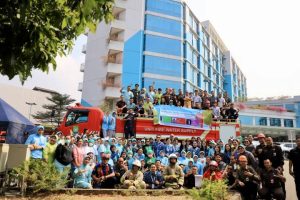BPBD Kota Tangerang dan RS EMC Latih Kesiapsiagaan Bencana Lewat Simulasi Kebakaran