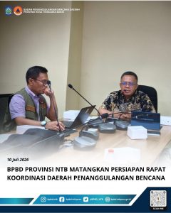 BPBD NTB Gelar Rakor untuk Optimalkan Penanggulangan Bencana Daerah