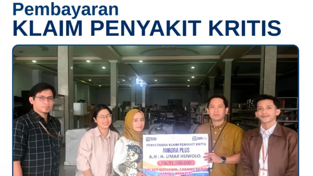 BRI KCP Kota Raya Berikan Santunan Penyakit Kritis pada Nasabah Prioritas sebagai Bentuk Kepedulian Finansial