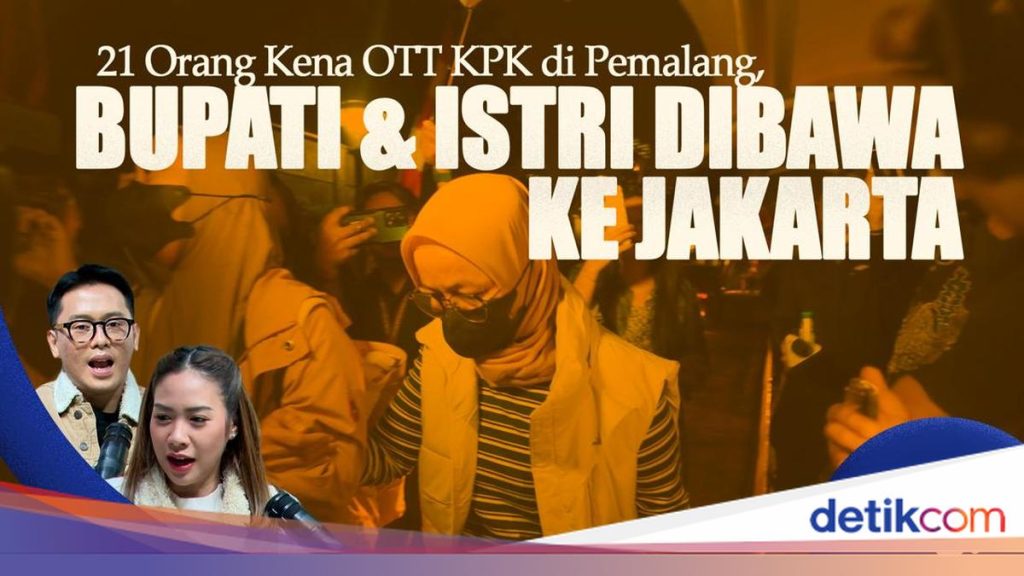 Bupati Pemalang dan Istri Dibawa ke Jakarta Usai 21 Orang Terjaring OTT KPK