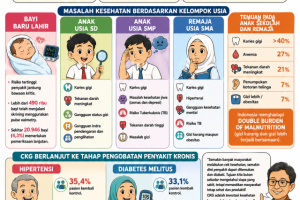 CKG Ungkap Masalah Kesehatan Berdasarkan Kelompok Usia