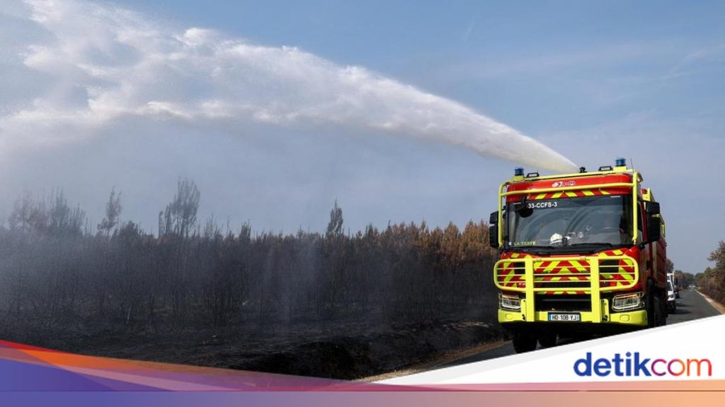 Cuaca Ekstrem Memicu Bencana: Kebakaran Hutan Melanda Wilayah Barat Daya Prancis
