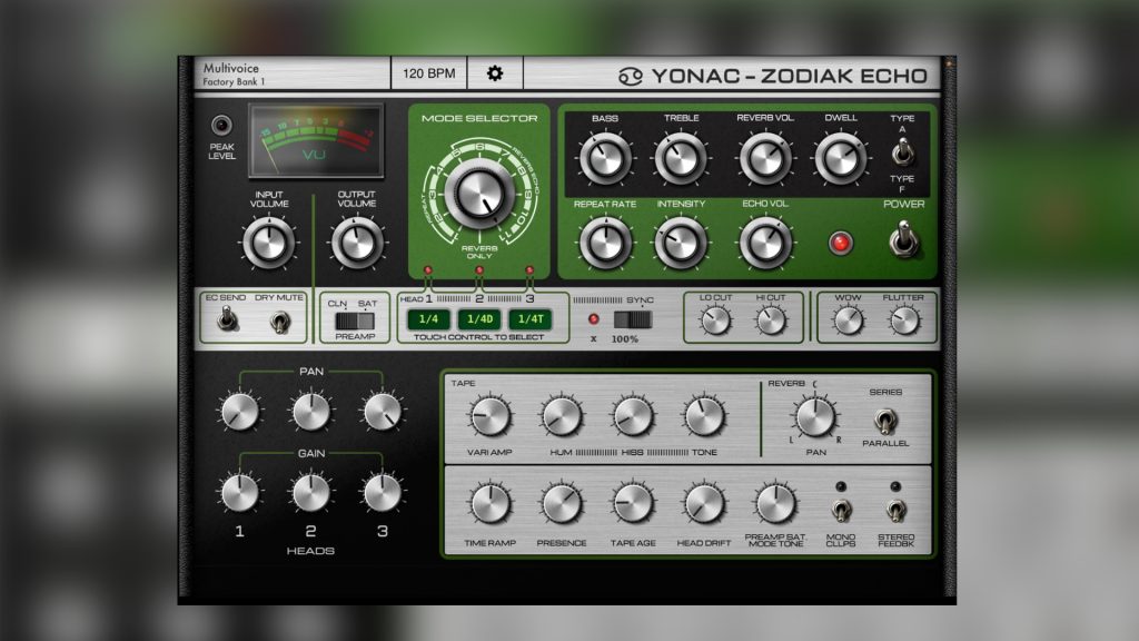 Emulasi Roland RE-201 Space Echo Kini Hadir di iOS dan macOS Lewat Yonac Zodiak Echo