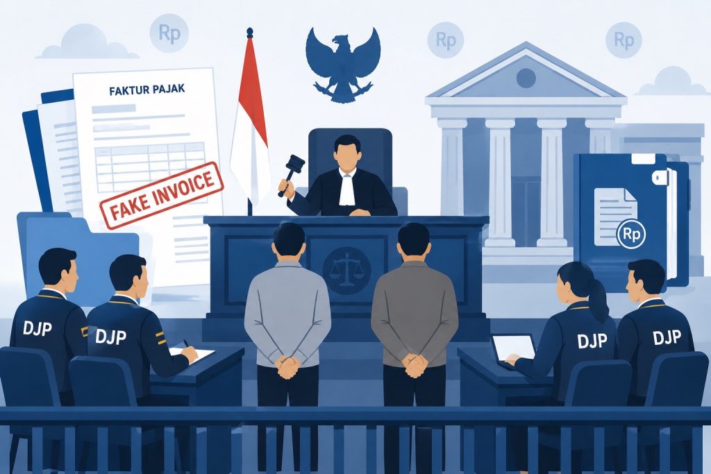 Faktur Pajak Palsu: Dua Terdakwa Dihukum Penjara dan Denda Rp32,4 Miliar