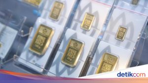 Harga Emas Antam Kembali Meroket Hari Ini