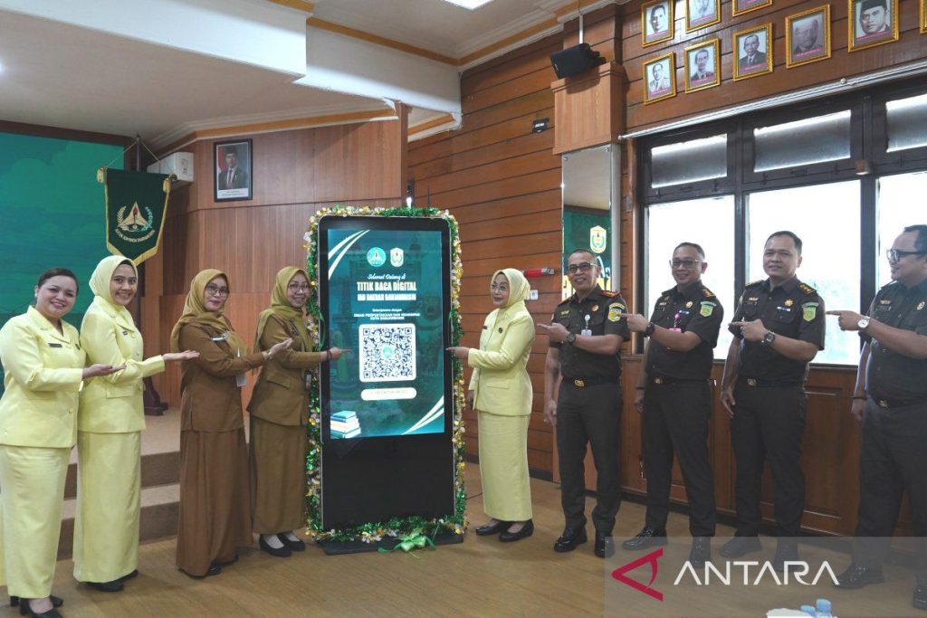 IAD Kejari Banjarmasin dan Pemkot Luncurkan Titik Baca Digital