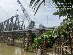 Jembatan Salujambu Segera Beroperasi Berkat Dukungan Dana Pemprov Sulsel Rp16 Miliar