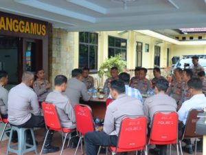 Kapolres Tanggamus Perkuat Pendataan Logistik dan Kesiapan Personel dalam Antisipasi Bencana
