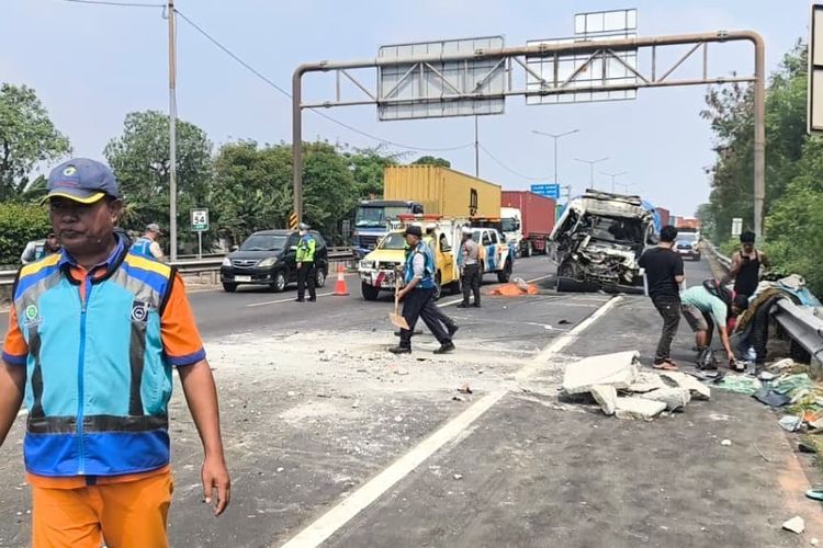 Kecelakaan Beruntun di Tol JORR Akibat Sopir Truk Alami Microsleep, Satu Orang Meninggal dan Dua Luka-luka