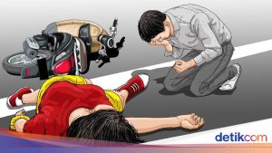 Kecelakaan Maut di Cileungsi: Pemotor Wanita Tewas Terlindas Truk