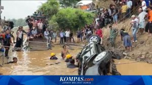Kecelakaan Maut Travel Jambi-Padang: Mobil Terjun ke Sungai Batanghari, Satu Penumpang Tewas