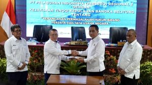 Kejati Bangka Belitung dan Pelindo Regional 2 Jalin Kerja Sama Atasi Masalah Hukum