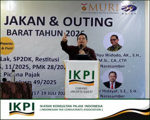 Ketua Umum Vaudy Starworld Tegaskan Peran Strategis IKPI Jakarta Barat dalam Kebijakan Perpajakan Nasional di Seminar Pajak