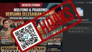 Klaim Jokowi Perintahkan Prabowo Hentikan Program MBG untuk IKN adalah Hoaks
