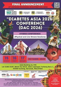 Kuching Jadi Tuan Rumah Konferensi Diabetes Asia 2026, Hadirkan Pakar Terkemuka