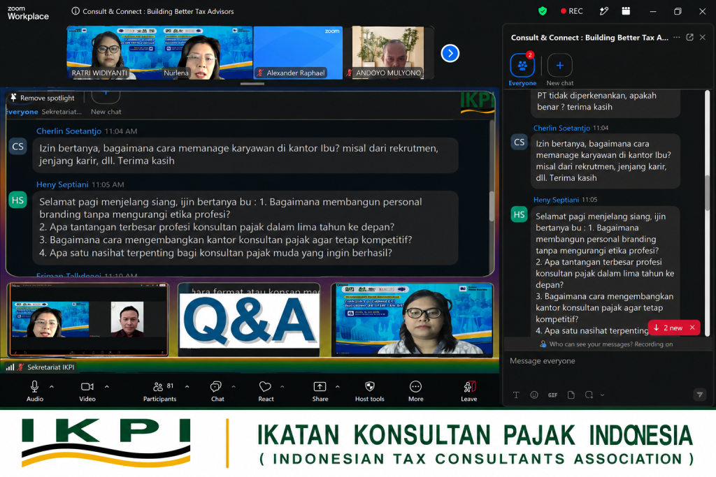 Kunci Sukses Membangun Karier sebagai Konsultan Pajak Profesional Versi Ketua IKPI Sumbagsel