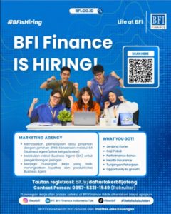 Lowongan Kerja Marketing Agency di BFI Finance