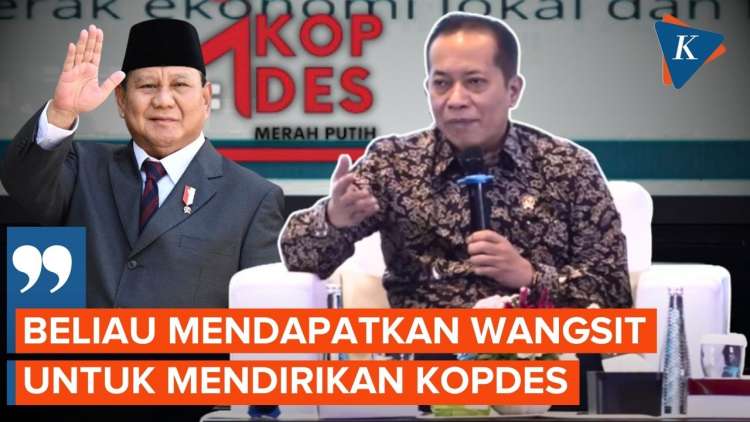 Menteri Koperasi Ungkap Asal-Usul Kopdes Merah Putih, Prabowo Dapat 'Wangsit' Sebelum Peluncuran