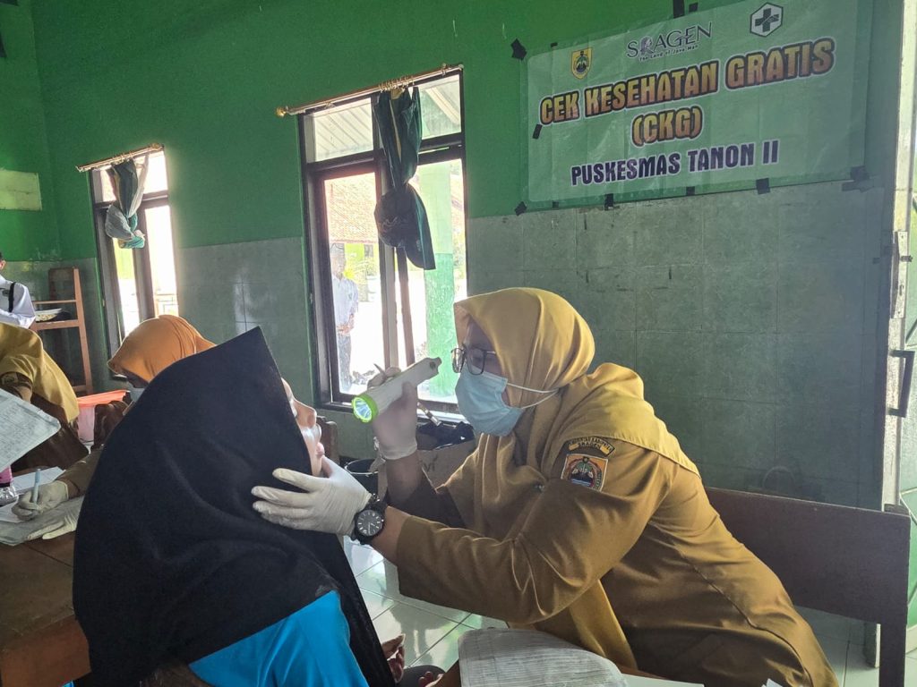 MTsN 2 Sragen Jalin Kerja Sama dengan Puskesmas Tanon II untuk Deteksi Dini Kesehatan Siswa