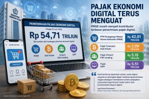 Pendapatan Pajak Digital Melonjak, DJP Kantongi Rp 54,71 Triliun