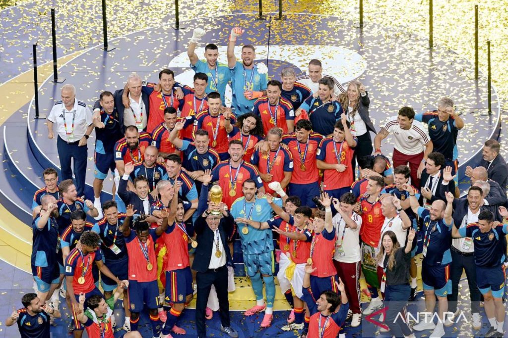 Perayaan Gelar Juara Piala Dunia Spanyol Tercoreng Penangkapan Sejumlah Warga