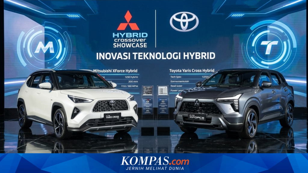 Perbandingan Detail: Mitsubishi XForce Hybrid vs Toyota Yaris Cross Hybrid