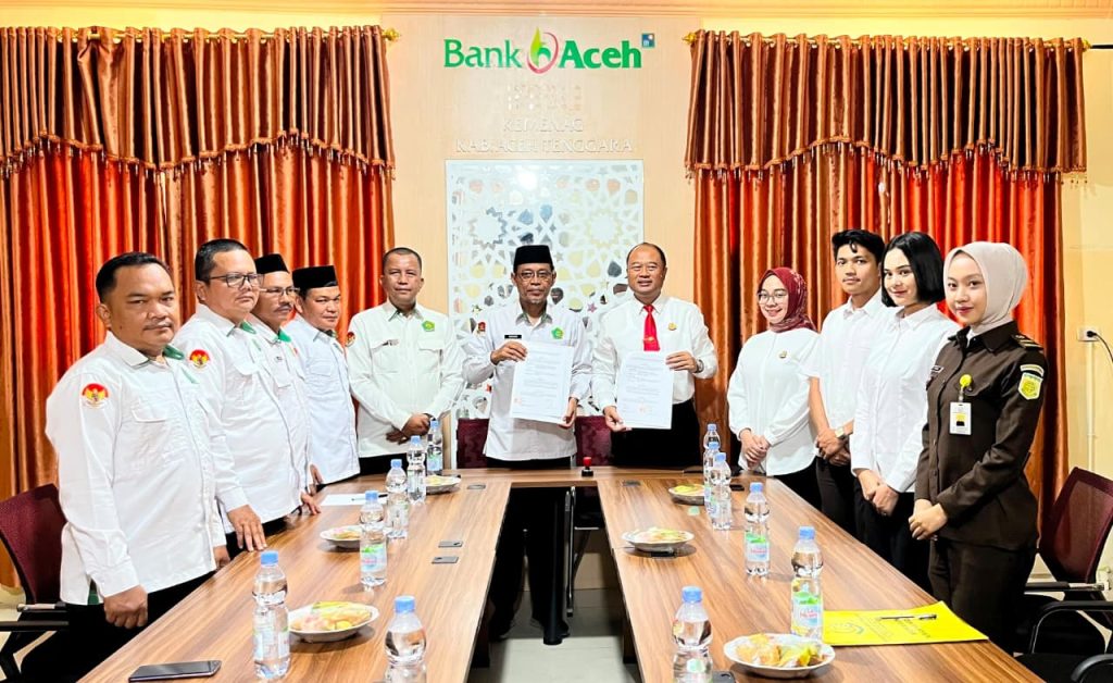 Perkuat Kerja Sama Hukum, Kemenag Aceh Tenggara dan Kejari Teken MoU