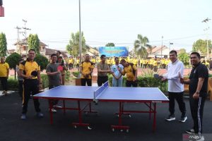 Perkuat Sinergi, Instansi Hukum di Muba Gelar Program Olahraga Bersama