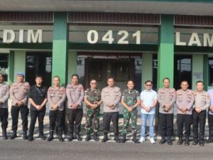 Perkuat Sinergi TNI-Polri-Kejaksaan, Kapolres Lampung Selatan Tegaskan Pentingnya Kolaborasi