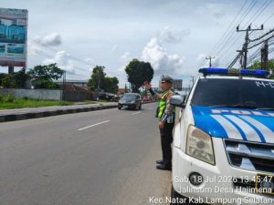 Polisi Patroli di Jalinsum Hajimena: Antisipasi Kriminalitas dan Kecelakaan Lalu Lintas
