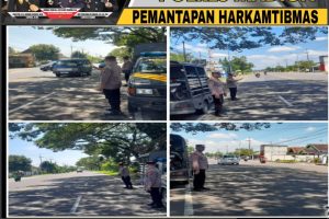 Polsek Balerejo Intensifkan Patroli Strong Point di Jalan Raya Sumberbening untuk Jaga Kondusivitas dan Tekan Kecelakaan