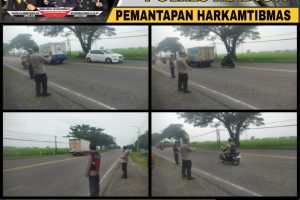 Polsek Balerejo Intensifkan Patroli Strong Point di Jalur Madiun–Surabaya untuk Tekan Kecelakaan dan Kriminalitas