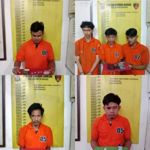 Polsek Batang Gansal Ringkus 6 Pengedar Narkoba dalam Kurang dari 24 Jam
