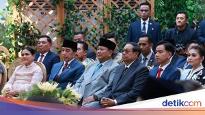 Prabowo dan Jokowi Bersanding di Pernikahan Putra Boy Thohir