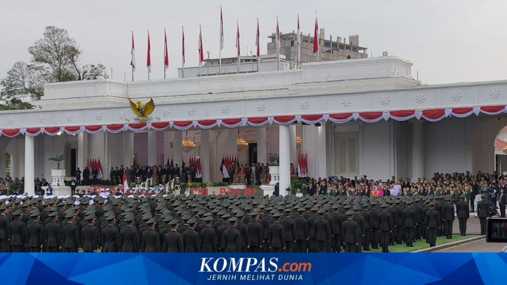 Prabowo Lantik 1.177 Perwira Muda TNI-Polri di Istana Merdeka, Beri Pesan: Pangkat Adalah Amanah
