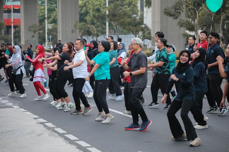 Pramono Anung Dorong Warga Aktif Gunakan Ruang Publik untuk Berolahraga