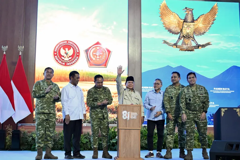 Presiden Prabowo Tegaskan Sikap Anti Korupsi dalam Acara Panen Raya Bersama TNI