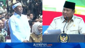 Saat Prabowo Tanya Warna Tali Sepatu KDM di Acara Serah Terima Rumah Subsidi Batang