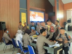 Sidokkes Polres Tulang Bawang Barat Laksanakan Pemeriksaan Kesehatan Rutin Personel 2026