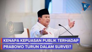 Survei SMRC: Kepuasan Publik Terhadap Prabowo Anjlok, dari 81,2% ke 51,1%