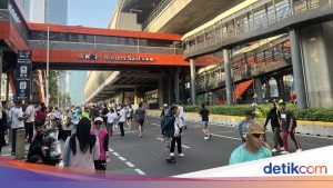 Warga Antusias Berolahraga di CFD Rasuna Said: Suasana Lebih Adem dan Tidak Terlalu Padat
