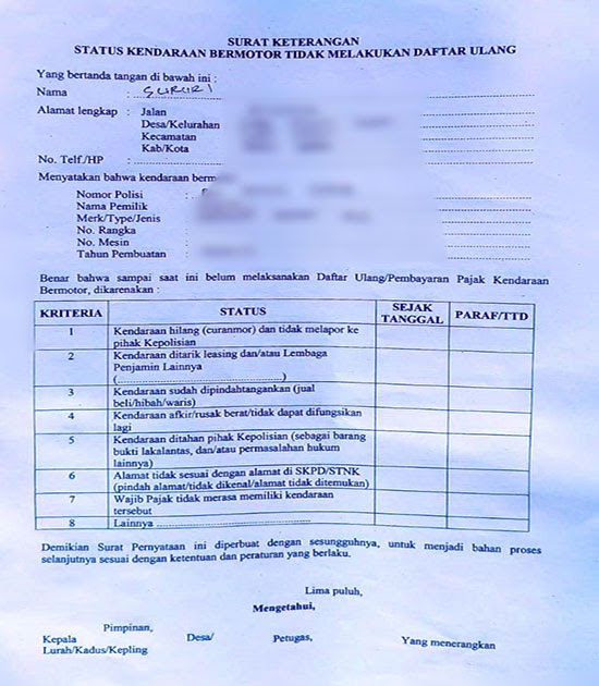 Warga Batu Bara Geger Didatangi Petugas Data Pajak Kendaraan, Formulir Tanpa Kop Surat Bikin Kecurigaan