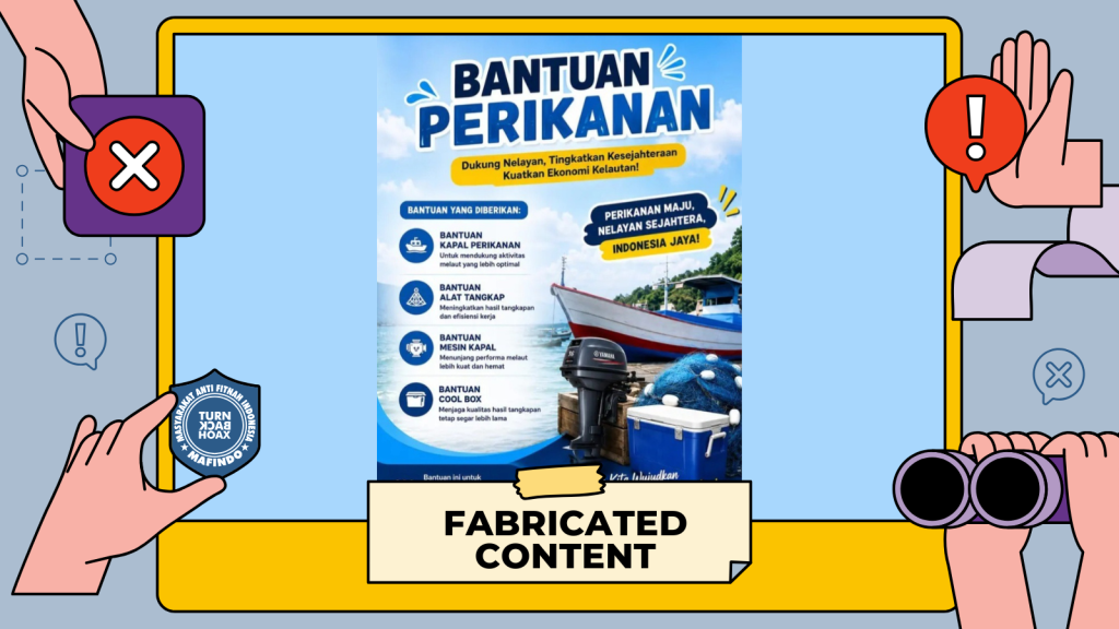 Waspada Penipuan: Tautan Pendaftaran Bantuan Alat Perikanan Itu Hoaks